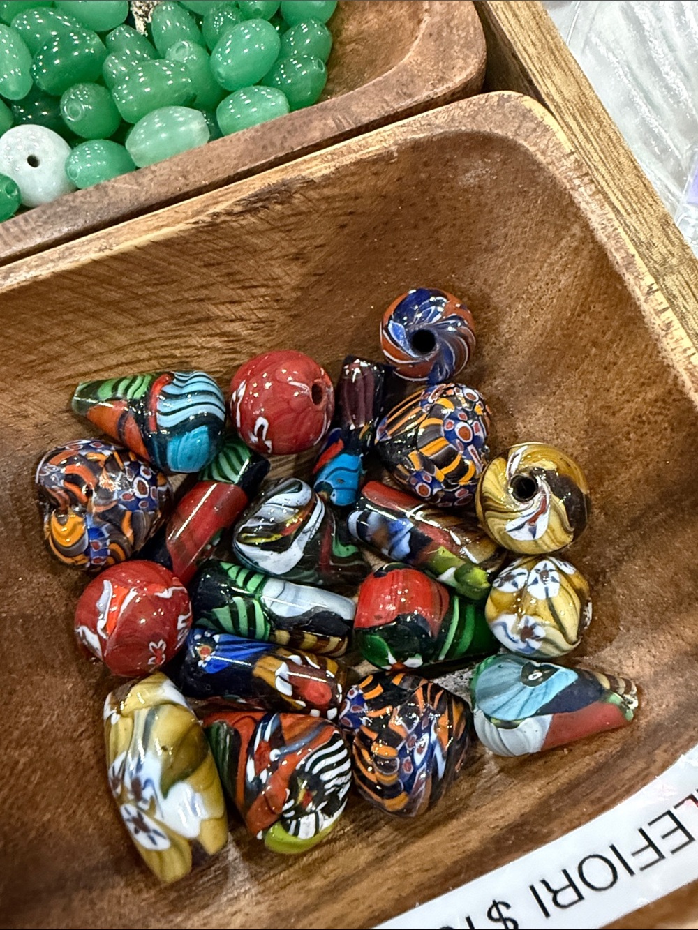 Multicolor Glass Decorative Beads - Assorted Colors